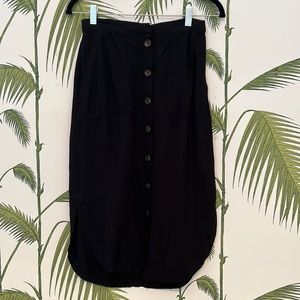 Anthropologie brand super easy midi skirt, cotton